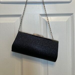 Black Sparkly Evening Bag